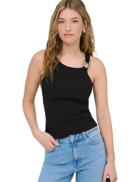 Only Damen Top Schwarz 515282