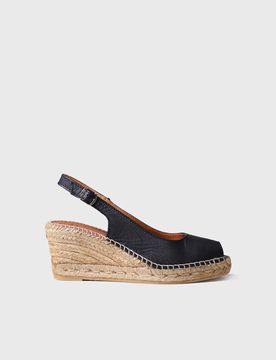Alpargata de cuña estilo peep toe | CROACIA