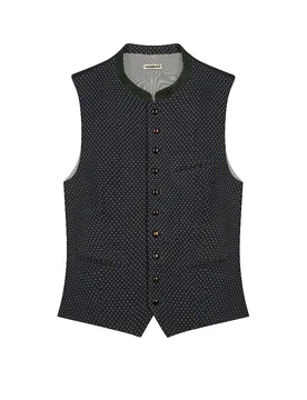 Gilet traditionnel KONSTANTIN bleu 58 - Gottseidank - FashionsVida