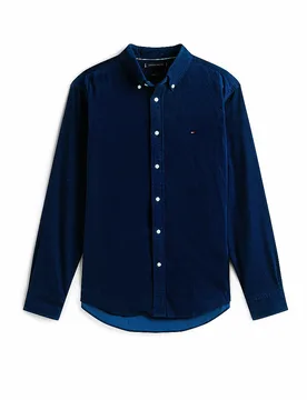Camisa de corte regular azul L - Tommy hilfiger - FashionsVida