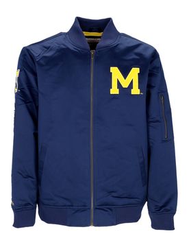 Giubbotto Bomber Uomo Ncaa Lightweight Satin Bomber Micwol Original Team Colors