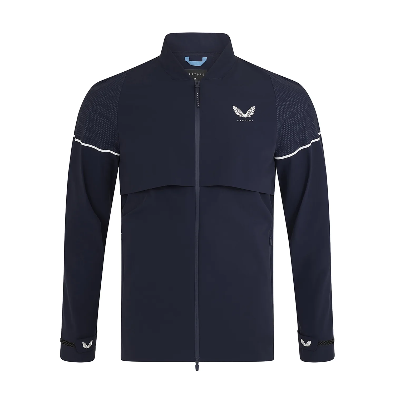 Jacke Pinnacle LVS Woven, navy s - Castore - FashionsVida