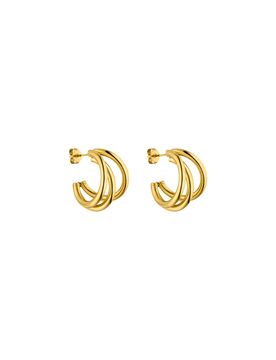 PURELEI Pendientes 'Eono' oro