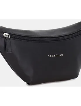 Riñonera de hombre de piel - Scharlau - FashionsVida