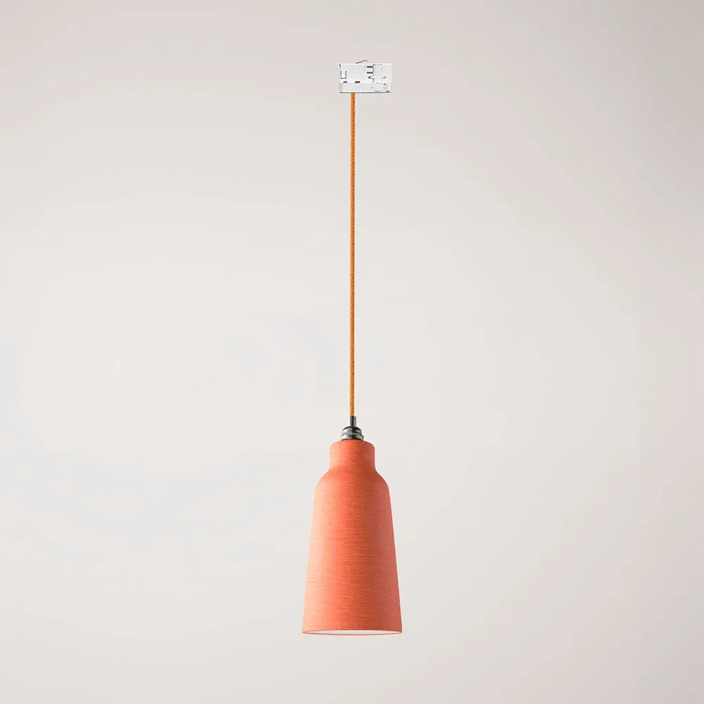 Cables Lampe Suspendue Bottiglia Track Stucchi Coral / White One Size - Creative - FashionsVida