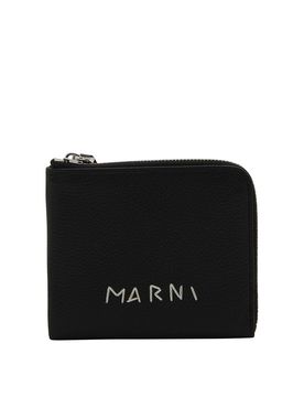 Marni Portafoglio in pelle nera
