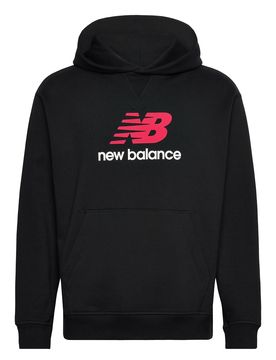 New Athletics French Terry Logo Hoodie Black L Herren