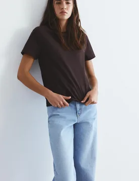 Short Sleeve T-Shirt 100% Cotton (Size: ) - Pull&bear - FashionsVida