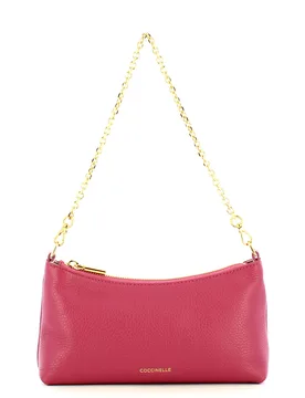 Aura Mini Bag Grained Leather P16 Rosa - Coccinelle - FashionsVida