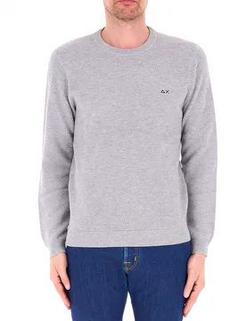 Maglione misto lana GRIGIO CHIARO S - Sun68 - FashionsVida