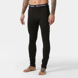 Men's Lifa Merino Midweight Winter Trousers Black M - Black - Male