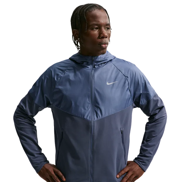 Miler Men Track Tops - Blue - Size L - Poly Woven - Blue - Size: Large - Nike - FashionsVida