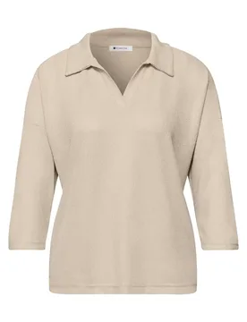 LTD QR knit look polo shirt female - 42 - FashionsVida