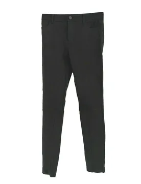 Black High Waist Ankle Crop Pants - Vince - FashionsVida
