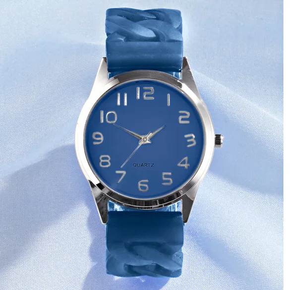Pagen Stretch-Armbanduhr blau - 3Pagen - FashionsVida