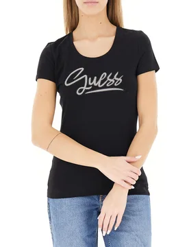 Guess T-shirt girocollo NERO XL - Guess - FashionsVida
