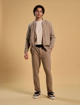 Sinsay - Pantaloni slim - beige