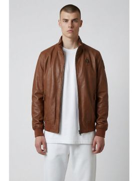 Para hombre. 26SBLUL02441 Chaqueta de Piel Coniston (M), Casual