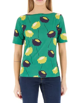 Blusa maniche corte VERDE 46 - Diana Gallesi - FashionsVida