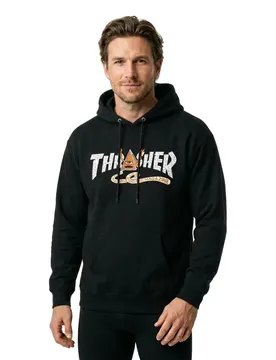 Sweat à Capuche Pyramid Black S Homme