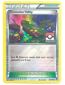 Pokemon XY Phantom Forces 93/119 Dimension Valley (League Promo) - Pokémon - FashionsVida