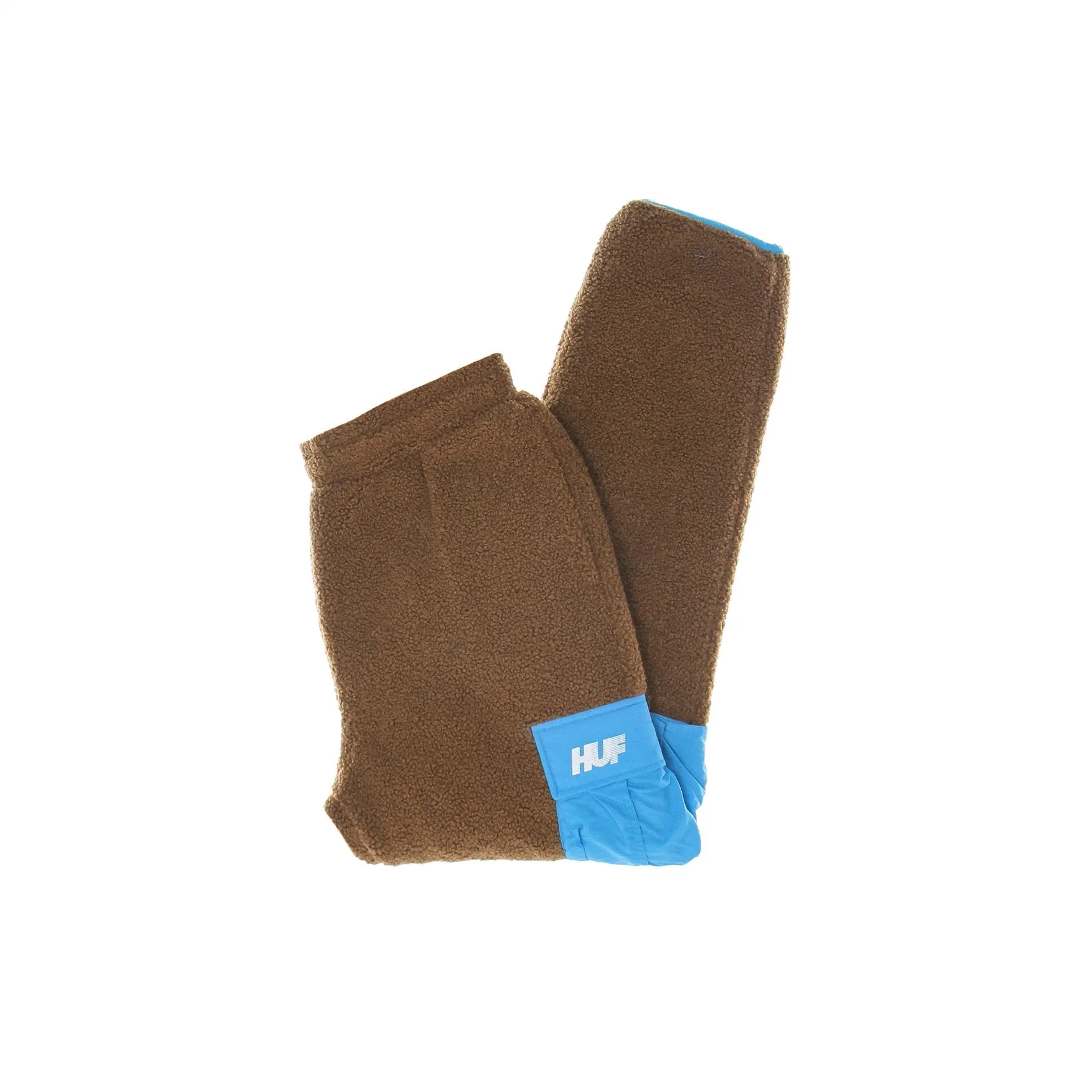 Orsetto Uomo Fort Point Sherpa Pant Dust Brown - Huf - FashionsVida