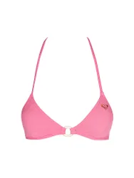 Top de bikini para mujer Paradise Fixed Tri rosa S