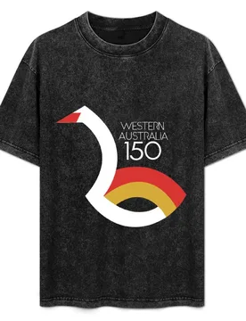 Western Australia's 150th Celebration T-Shirt Soft Basic Cotton Short Sleeve Tee - Aliexpress - FashionsVida