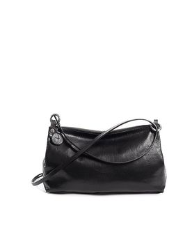 Ledertasche - Umhängetasche ORNAMENT ed.2 schwarz damen