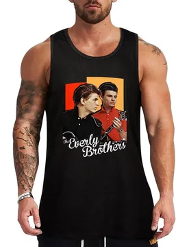 The Everly Brothers // Rock n Roll Duo FanArt Tank Top Sleeveless Workout Tank Top Muscle Fit Gym Shirt - Aliexpress - FashionsVida