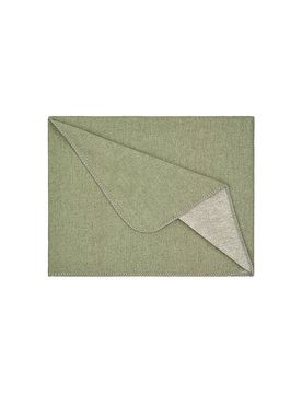 Manta de lana 150x190cm SARAH Verde verde
