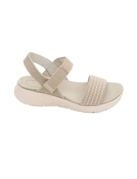 Women's Comfortable Sandals–Lightweight Platform Sandals in Khaki Size: 6 - Khaki - Size: 6 - IVACHY - FashionsVida