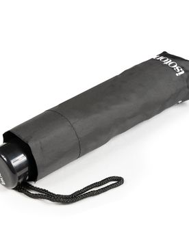 Parapluie recyclé, solide, ouverture/fermeture manuelle (MKP) noir ST adulte
