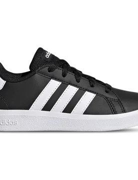 Grand Court Lifestyle Toddler Trainers - Black - Size 2.5 - Mesh/Synthetic - Black - Size: 2.5 - Adidas - FashionsVida