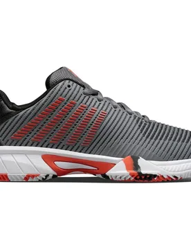 Hypercourt Express 2 Hb Clay Shoes Steel Grey / Jet Black / Spicy Orange UK 4.5 - K-swiss - FashionsVida