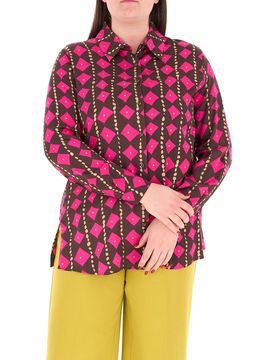 Camicia in viscosa FUCSIA 21