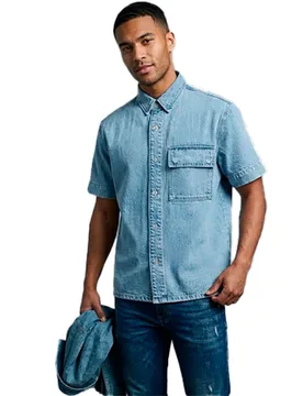 Chemise à Manches Courtes Lv04rf906g Shallow Tide L - Calvin Klein - FashionsVida