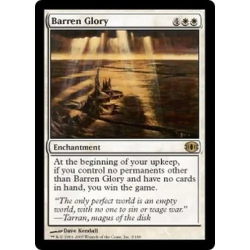 Barren Glory (foil) Future Sight - Magic: The Gathering - FashionsVida