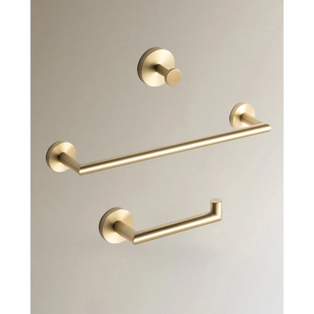 Colección de accesorios de baño en oro mate Keros - El Corte Inglés - FashionsVida