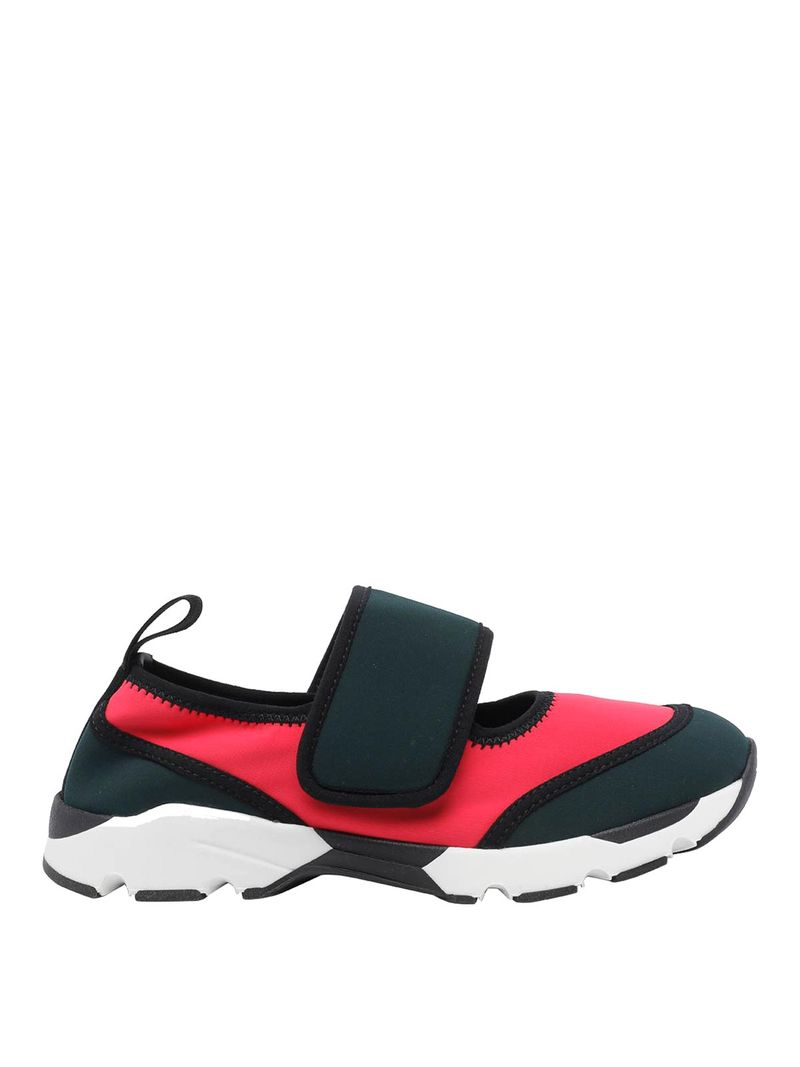 Sneakers da corsa Mary Jane in lycra