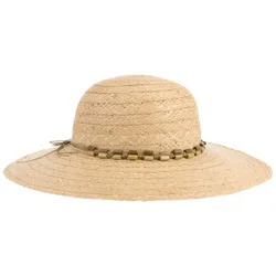 Maypearl Raffia Straw Floppy Hat by - nature - Damen - Size: One Size