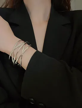 Alloy round Chain Charms Cuff Bracelet for Women Gold Silver Color Pendant Jewelry Female Hand Wrist Accessory Pulsera - Aliexpress - FashionsVida