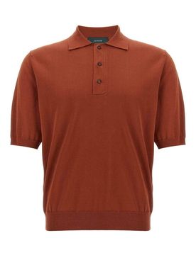 Zanone Shirt di polo di cotone
