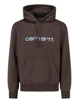 Carhartt Felpa Cappuccio Logo