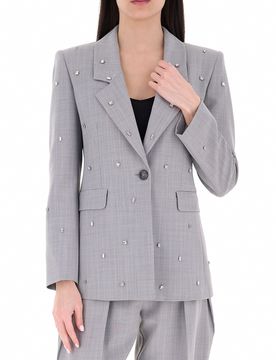 Blazer con strass GRIGIO 42