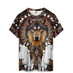 Summer Sports Illusion Pattern Men's 3D Printed Short-Sleeve T-Shirt - Loose-Fit Men's Top