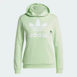 Hoodie Trefoil 7-8A Semi Green Spark