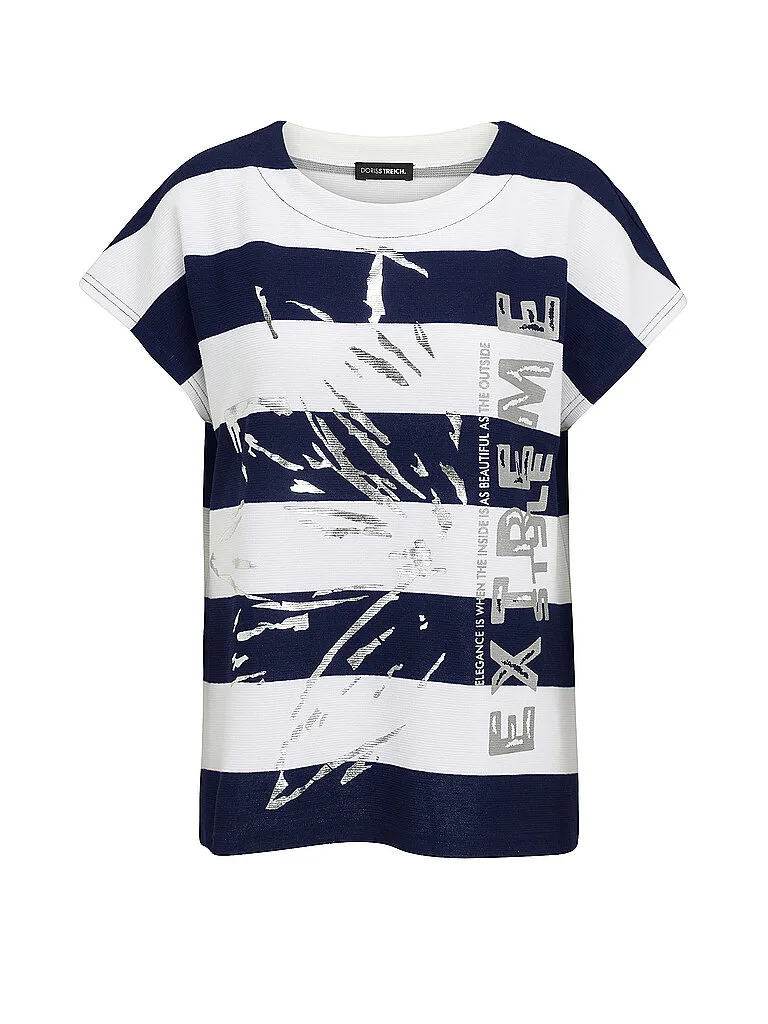 Camiseta azul oscuro 48 - Doris Streich - FashionsVida
