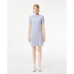 Vestido polo de piqué elástico