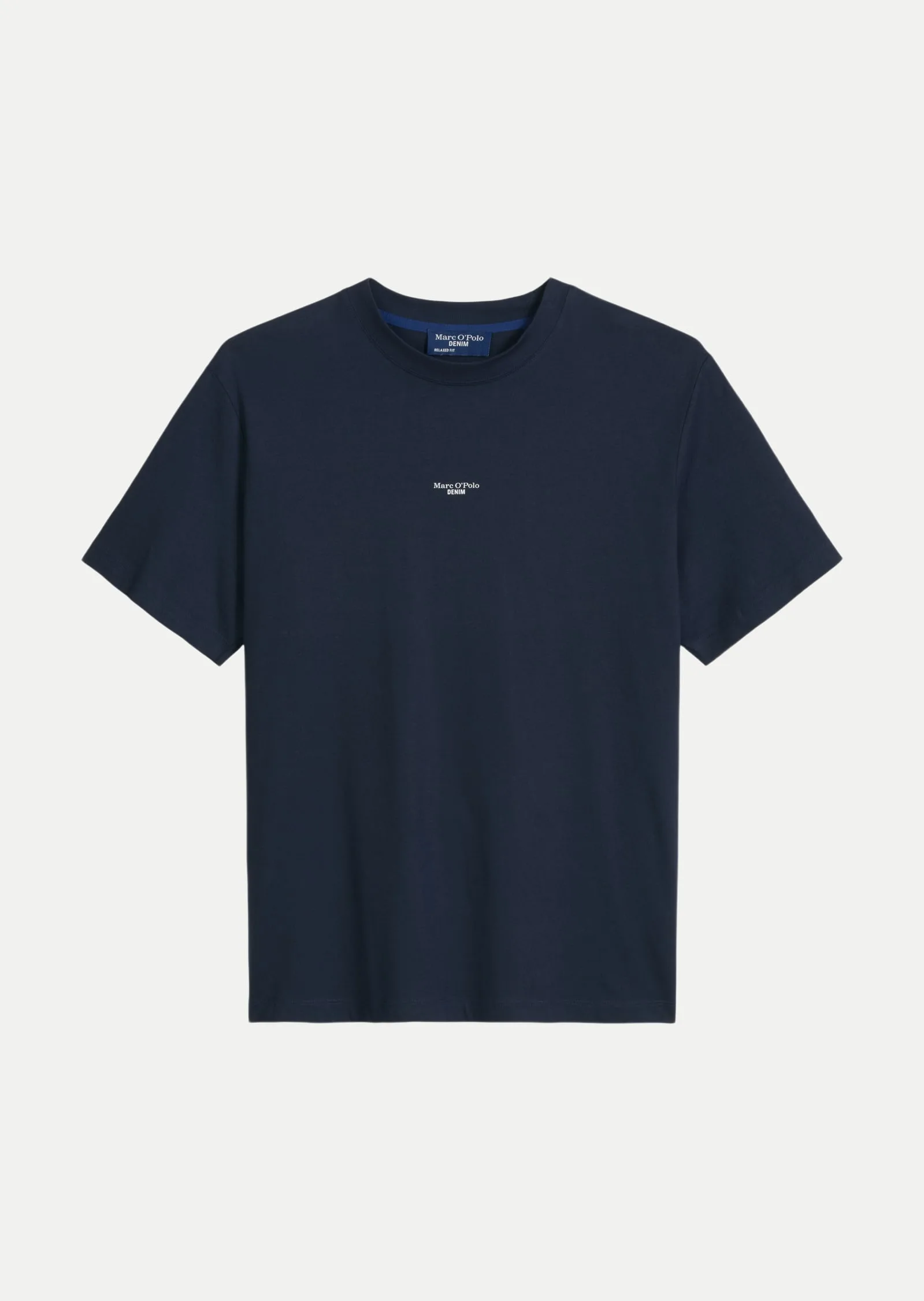 Marc O' Polo Relaxed-Fit T-Shirt mit Logoprint Blau L - Marc O'Polo - FashionsVida